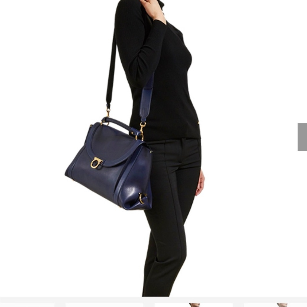 Salvatore Ferragamo Soft Sofia Leather Handbag - Picture 6 of 11